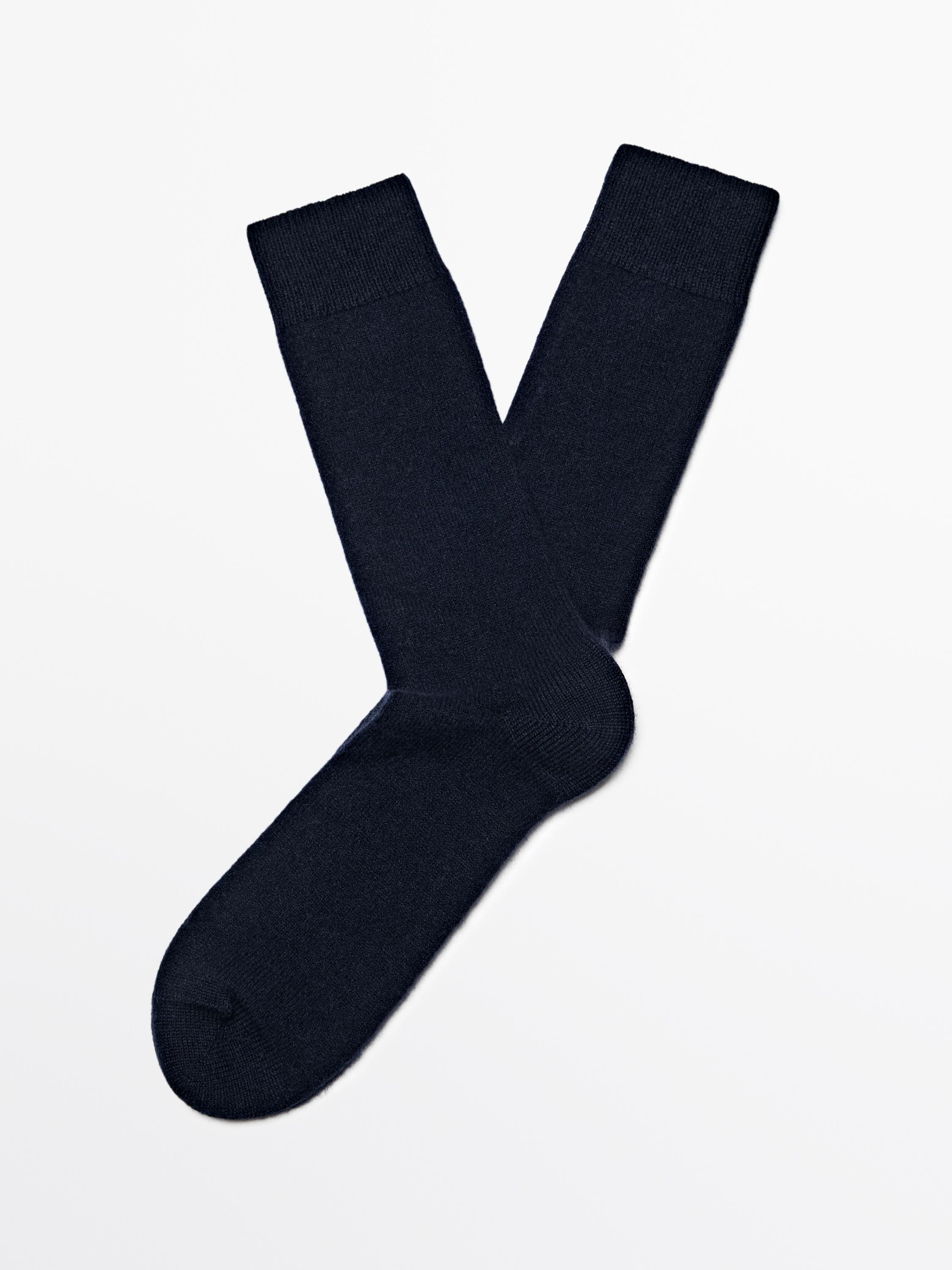 Chaussettes en maille de cachemire mélangé